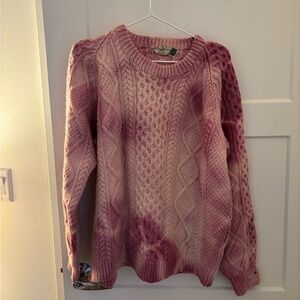 100% wool Cable Knit Sweater